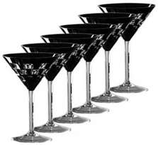Ajka Crystal Domino набор фужеров для мартини 120 мл
