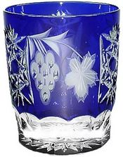 Ajka Crystal Grape Cobalt blue стакан низкий 390 мл