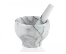 Andrea House Ступка с пестиком Smoked Marble