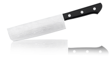 TOJIRO Овощной Кухонный Нож F-330, длина лезвия 165 мм, сталь VG10, 37 слоев, рукоять стабилизированная древесина