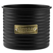 TYPHOON Кашпо для растений otto 700 мл черное
