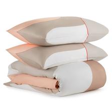 Tkano Комплект постельного белья из сатина бежевого цвета с авторским принтом из коллекции freak fruit