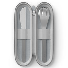Monbento Набор столовых приборов в футляре mb slim nest, серый, 3 шт.