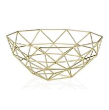 Andrea House Корзина для фруктов Gold