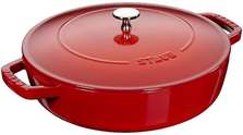 Staub La Cocotte "Чистера" с чугунной  крышкой 3,7 л, вишневый