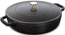 Staub La Cocotte "Чистера" с чугунной  крышкой 3,7 л, черный