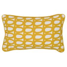 Tkano Чехол на подушку с принтом twirl горчичного цвета из коллекции cuts&amp;pieces, 30х50 см