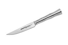 Samura SBA-0031/Y Нож кухонный "Samura Bamboo" для стейка 110 мм, AUS-8 