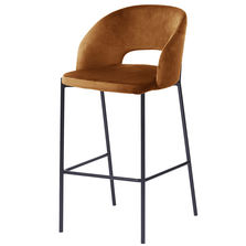 Bergenson Bjorn Стул барный horace, экозамша, коричневый