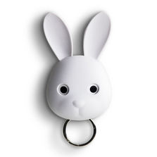 Qualy Держатель для ключей bella bunny, белый
