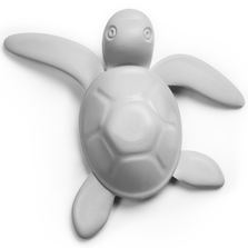 Qualy Магнит save turtle, серый