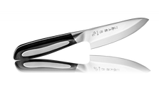 TOJIRO Кухонный Нож Традиционный Японский Деба мини FF-DE105, длина лезвия 105 мм, сталь VG10, 37 слоев, рукоять микарта