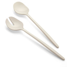 Guzzini Приборы для салата tierra молочно-белые