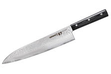Samura SD67-0087M/K Нож кухонный "Samura 67" Гранд Шеф 240 мм, дамаск 67 слоев, микарта
