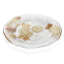 IVV Блюдо широкое плоское Pashmina Gold