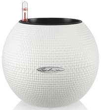 Lechuza PURO color 20 Кашпо с системой полива Белое