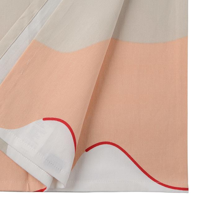 Tkano Скатерть из хлопка бежевого цвета с авторским принтом из коллекции freak fruit, 170х250 см