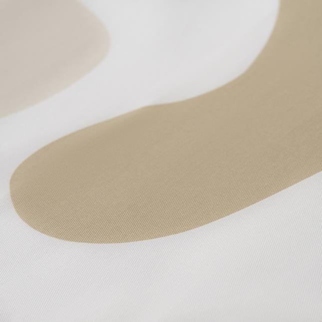 Tkano Скатерть из хлопка бежевого цвета с авторским принтом из коллекции freak fruit, 170х250 см