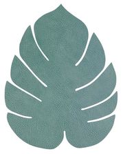 LIND DNA HIPPO pastel green подстановочная салфетка лист монстеры 42х35 см, толщина 1,6мм