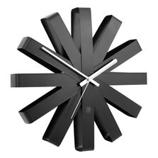 Umbra Часы настенные Ribbon чёрныe