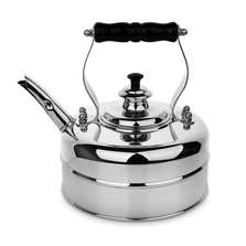 Richmond Чайник для плиты (электро) эдвардианской ручной работы, медь с хромированной отделкой, объем 1,7 л, серия Heritage