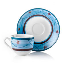 Fade Сервиз кофейный Blue Servizio Caffe Jardin, чашки с блюдцами, 100 мл, 6 персон